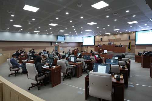 제257회 아산시의회 임시회 마무리
